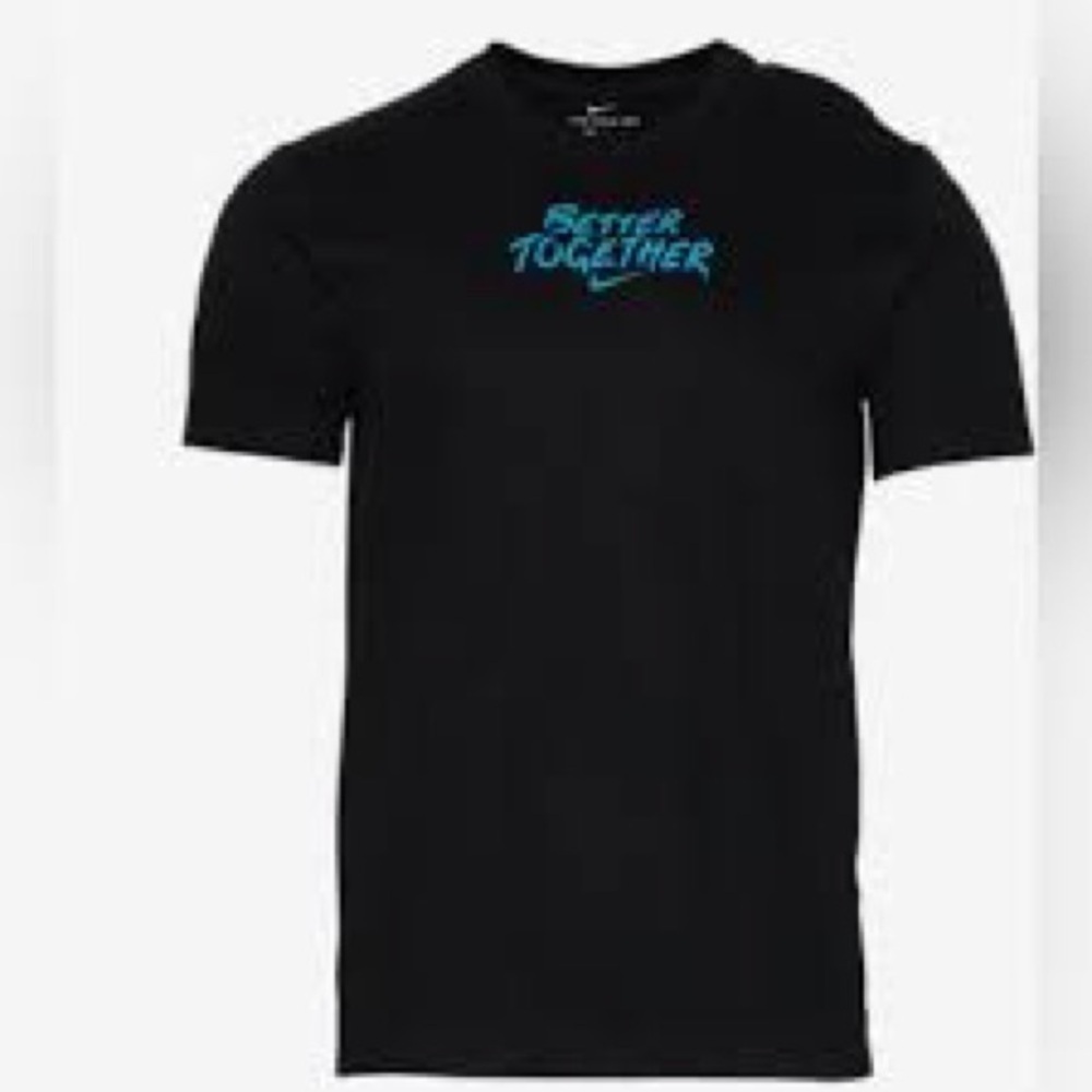 Nike Better together Black and Blue Short Sleeve Tee - Picture 5 of 6